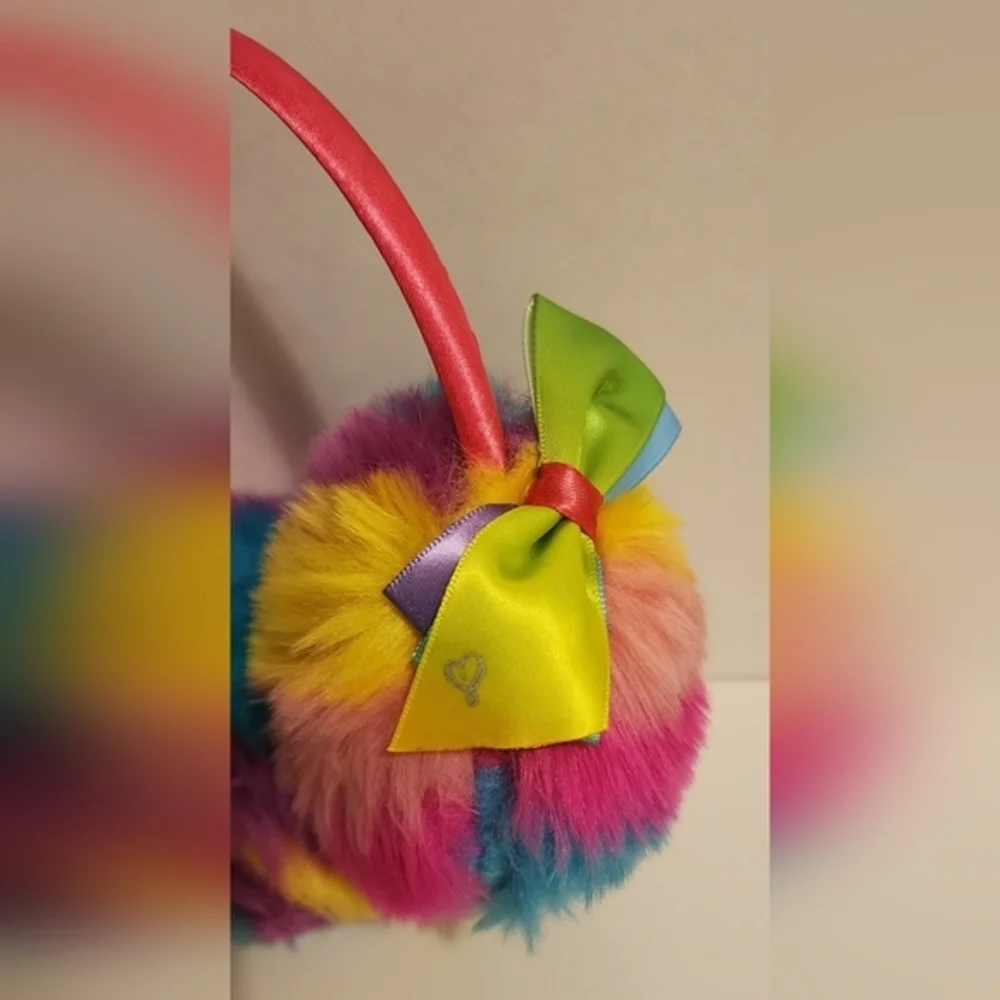 JoJo Siwa Girls Winter Rainbow Ear Muffs. Size 2T-5T‎